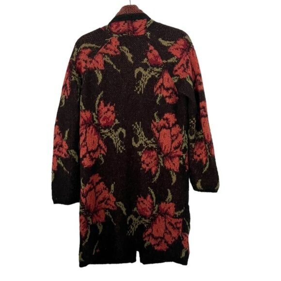 Free People Rose Flower Power Cardigan Small - Picture 2 of 10